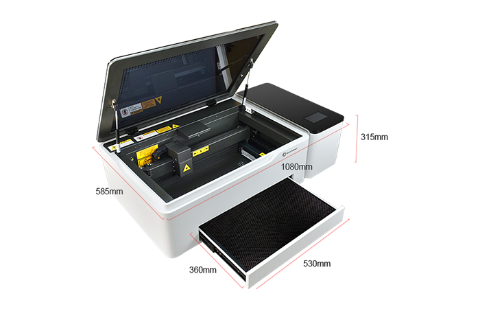 Spezifikation der Lasermaschine Light 530